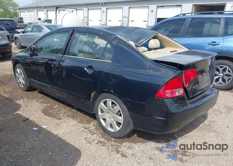 2006 Honda Civic Lx из США, поврежденный, VIN 1HGFA16586L140600